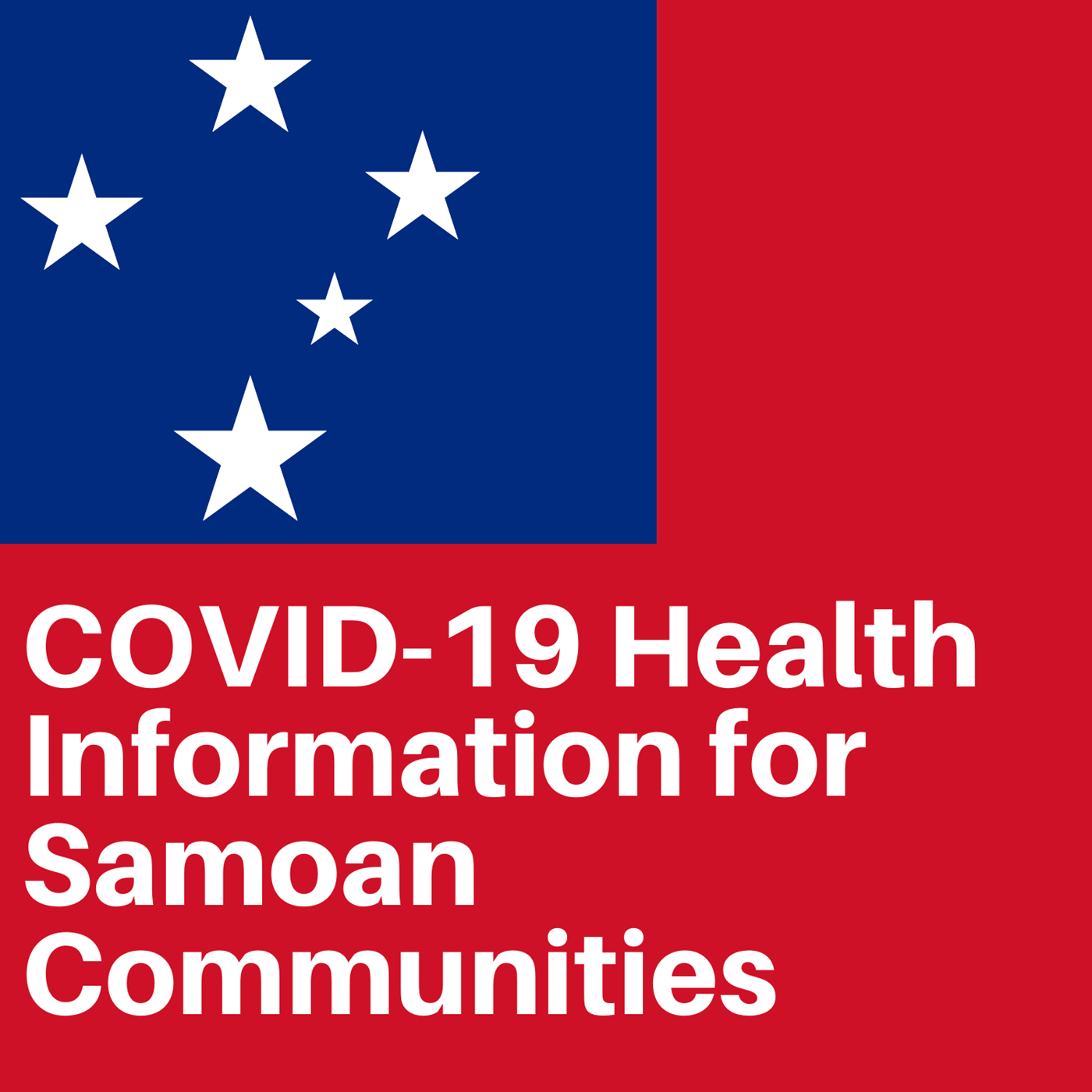 COVID-19 Health Information for Samoan Communities